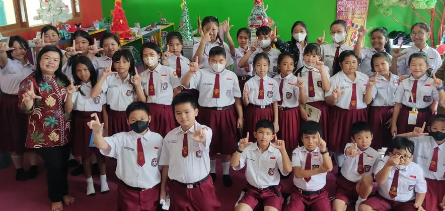 Siswa SD Maria Goretti